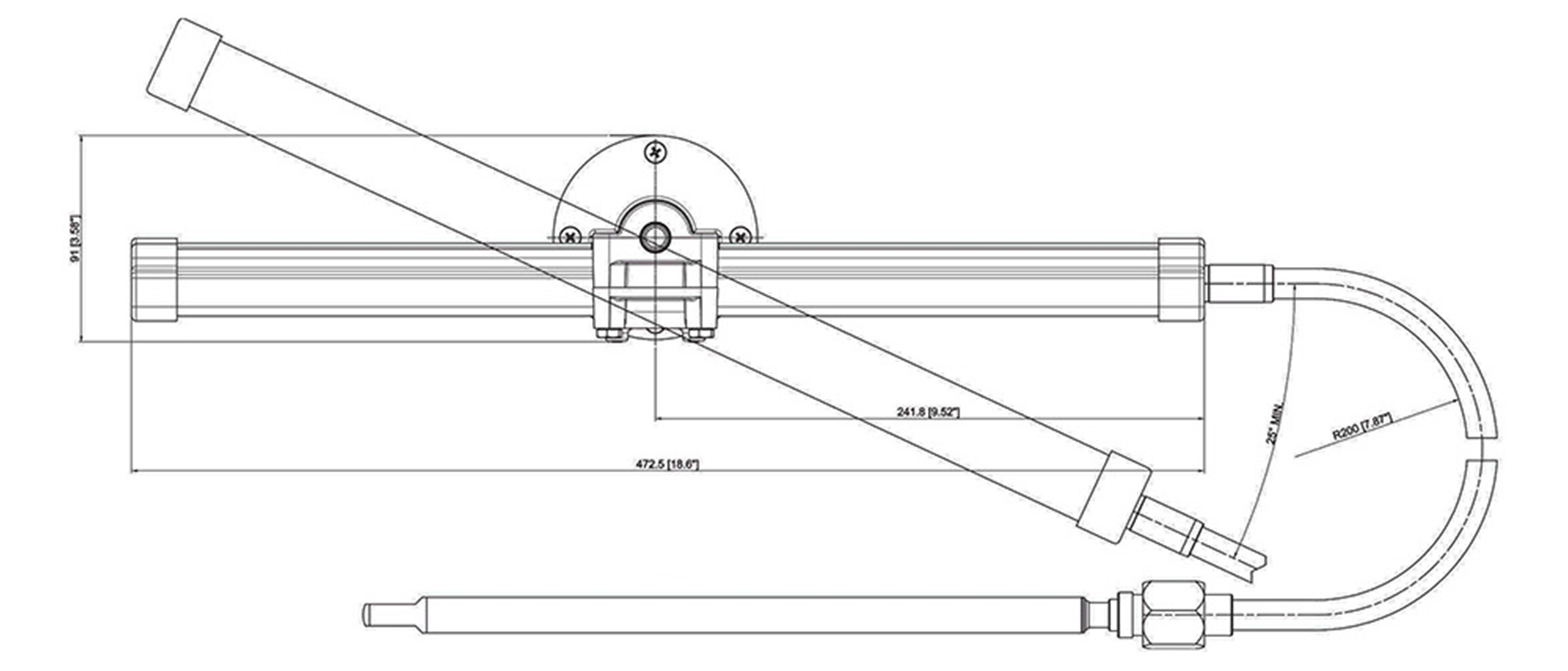 TM870XX Rasck N Pinion Boat Steering Cable Specifications TM870XX Rasck N Pinion Boat Steering Cable Specifications