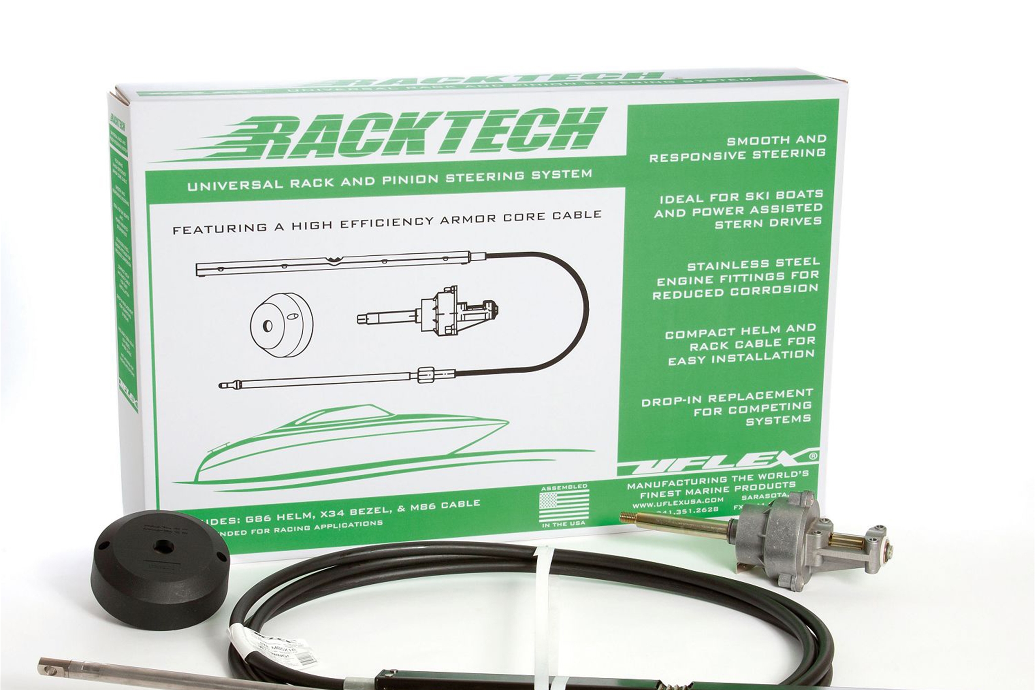 Racktech™ 13 Feet Rack And Pinion Packaged Steering System